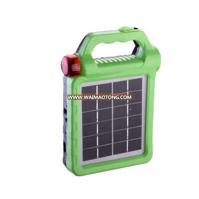 1w+3w rechargeable lamp solar system power bank emergency lamp